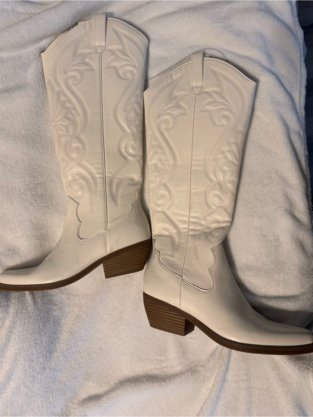 NWT Wild Fable Cowgirl White Over-the-Knee Western Boots-Sz 10
